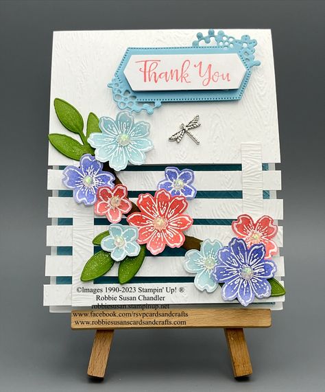 Stampin Up Trellis Cards, Lattice Cards Ideas, Trellis Cards, Split Cards, Fence Cards, Lattice Cards, Embossed Cards Handmade, Petal Park, Beginner Scrapbooking