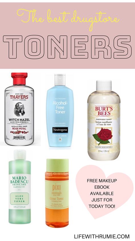 Using a toner can make a huge difference to your skin. Are you looking for the best drugstore toner for oily skin or affordable drugstore toners for combination skin? Look no further, here are the best 5 drugstore toners. #toner #drugstoretoner #skincareproducts Best Drugstore Toner, Oily Skin Routine, Lotion For Oily Skin, Tips For Oily Skin, Best Toner, Anti Wrinkle Skin Care, Drugstore Skincare, Skin Care Wrinkles, Moisturizer For Oily Skin