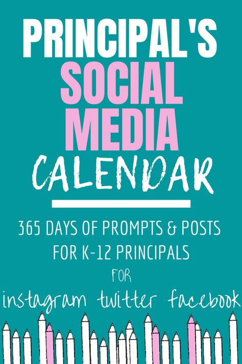 Social Media Ideas For Schools, Social Media Calendar For School, Principal Office Must Haves, Social Media For Schools, First Year Principal Ideas, Preschool Director Organization, High School Themes For The Year, Teacher Incentives From Principal, Canva Tips For Teachers