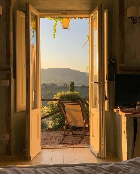 Bedroom Mural, Toscana Italia, Italy Aesthetic, Window View, Summer Dream, Morning Light, Pretty Places, Travel And Leisure, House Inspo