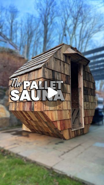 Rustic Sauna Ideas, Diy Finnish Sauna, Diy Cedar Sauna, Diy Outdoor Sauna Plans, Build Your Own Outdoor Sauna, Building A Sauna Outdoor, Pallet Sauna, Homemade Sauna Diy, How To Build A Sauna