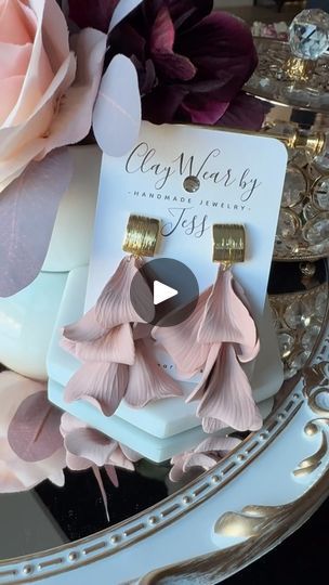 12K views · 1.1K reactions | What a gorgeous and unique flower petal earrings from @claywearbyjess 💕😍
.
.
.
.
.
.
.
.
#jewelry #polymerclay #clay #polymerclayjewelry #handmadejewelry #jewelrydesigner #jewelryaddict #jewelrydesign #jewelrygram #polymerclayearrings #instajewelry #jewelrylover #clayart #clayearrings #clayjewelry #polymer #polymer_clay #polymerclaycreations #polymerclayartist #polymerclayart #jewelrylove #polymerclayjewellery #clayartist #polymerclayloves #trendyjewelry #claylove #claycreations #claywork #womensjewelry #jewelryhandmade | One Place Jewelry | Tyrone Wells · Shape of Your Heart Flower Petal Earrings, Petal Earrings, Unique Flower, Flower Petal, Polymer Clay Creations, Unique Flowers, Polymer Clay Art, Diy Clay, Clay Creations