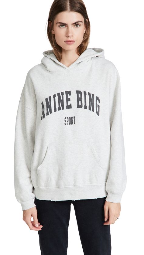 Summer Looks, Grey Jumper, Cute Hoodie, Fashion Hoodies, Anine Bing, Cool Hoodies, Cotton Fleece, Grey Sweatshirt, Amazon Fashion