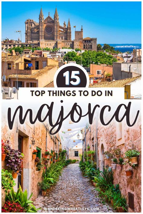 The 15 Best Things to do in Majorca, Spain via @wanderingwheatleys Palma Majorca Spain, Food Spain, Things To Do In Spain, Backpacking Spain, Majorca Spain, Spain Holiday, Spain Food, Spain Travel Guide, Spain Vacation