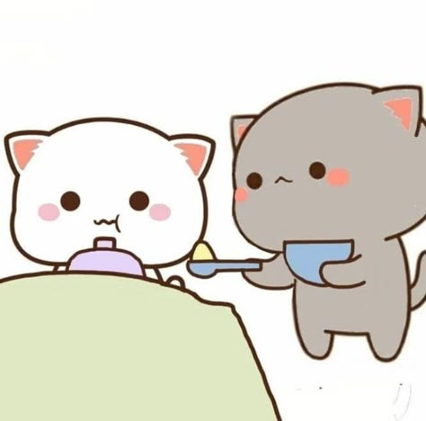 Cute Mochi Cats 💛|| Cute Wallpapers Peach Cat And Goma Cat, Cutest Stickers, Peach Mochi, Mitao Cat, Mochi Cats, Kawaii Couple, Cute Mochi, Mochi Cat, Mochi Peach Cat