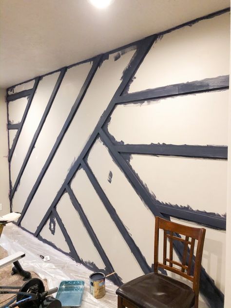 Modern Board And Batten Wall, Modern Board And Batten, Hometalk Diy, Sherwin Williams Paint, Batten Wall, Board Batten, Board And Batten Wall, Board And Batten, Modern Diy