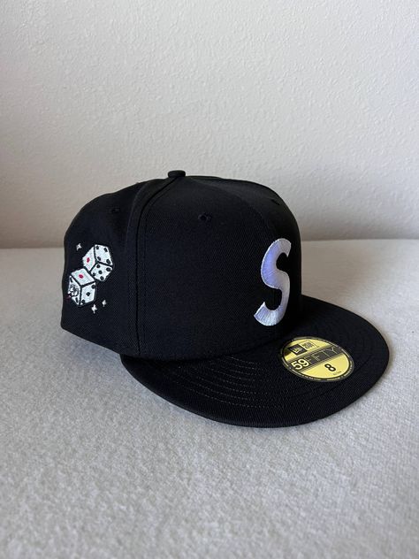 Supreme Size 8 Supreme Characters S Logo 59FIFTY New Era Hat Black | Grailed Men's Accessories, Supreme Characters, Supreme Accessories, New Era Hat, S Logo, Moda Casual, Accessories Shop, New Era, Trucker Hat