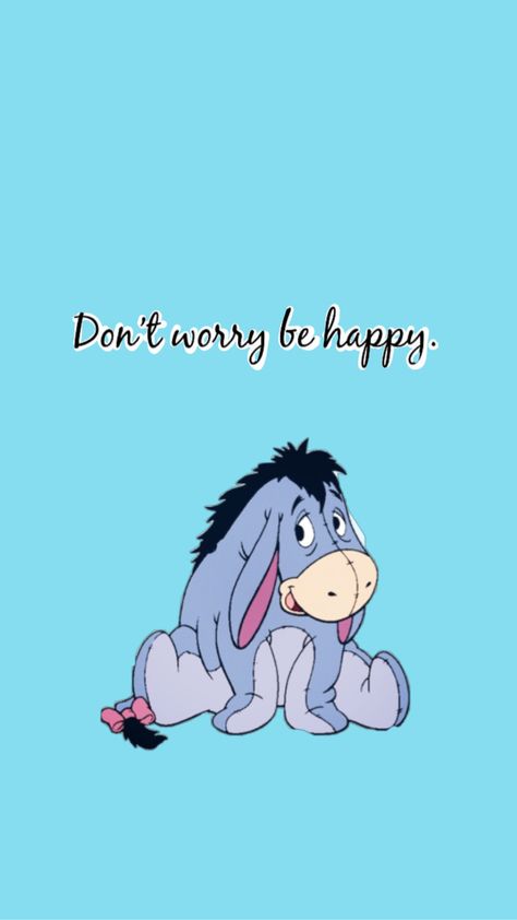 Cute Eeyore Wallpaper, Phone Wallper, Eeyore Images, Ipad Quotes, Winnie The Pooh Wallpaper, Hairdresser Tattoos, Pooh Wallpaper, Eeyore Quotes, Eeyore Pictures