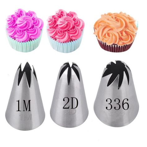 3pcs/set Rose Pastry Nozzles Cake Decorating Tools Flower Icing Piping Nozzle Cream Cupcake Tips Baking Accessories #1M 2D 336 _ - AliExpress Mobile Rose Pastry, Russian Nozzles, Cake Nozzles, Icing Nozzles, Nozzle Design, Icing Piping Nozzles, Icing Piping, Creative Baking, Frosting Tips