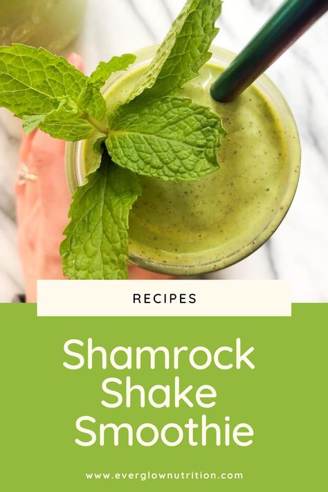 Shamrock shake smoothie for two! The perfect combination for St. Patrick's Day. Mint & chocolate. Mint Chocolate Chip Shake, Smoothie Combinations, Shamrock Shake, Mint Chocolate Chip, Well Balanced Diet, Mint Chocolate Chips, Smoothie Shakes, Mint Chocolate, Balanced Diet