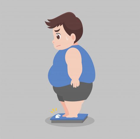 Big fat man standing on electronic scale... | Premium Vector #Freepik #vector #people Gain Weight Men, Weight Pictures, Healthy Book, Pig Shirts, Electronic Scale, Cartoon People, Weight Scale, Shirt Illustration, Fat Man