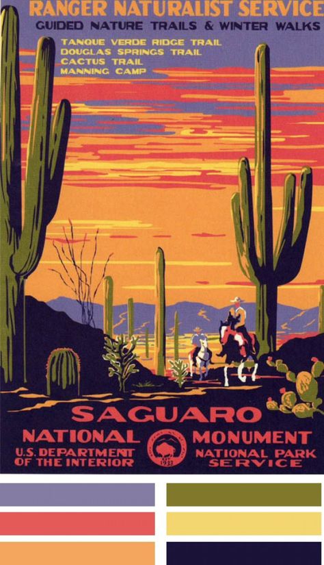 travel to national parks poster | Vintage Reproduction of 1930s ... Vintage Postcard Design, Vintage National Park Posters, Wpa Posters, Art Trippy, Travel Advertising, Poster Series, Park Ranger, National Park Posters, Park Art