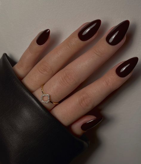 The colour of the season 🩸 Prep @willowacademy_lj @lucypastorellitools_ Product @homeofnailart Vamp (from the new Into The Darkness collection) Handcare @nails_luxeofficial Restore Oil & Nourish Cream #gifted #nailinspo #nailtech #darknails #rednails #deeprednails #burgundynails #darkrednails #autumnnails #winternails #almondnails #gelnails #honavamp #southamptonnails #nailinspiration Nails Dark Academia, Dark Academia Nails, Deep Red Nails, Creative Nail Art, Nails Dark, Dark Red Nails, Into The Darkness, Seasonal Nails, Burgundy Nails