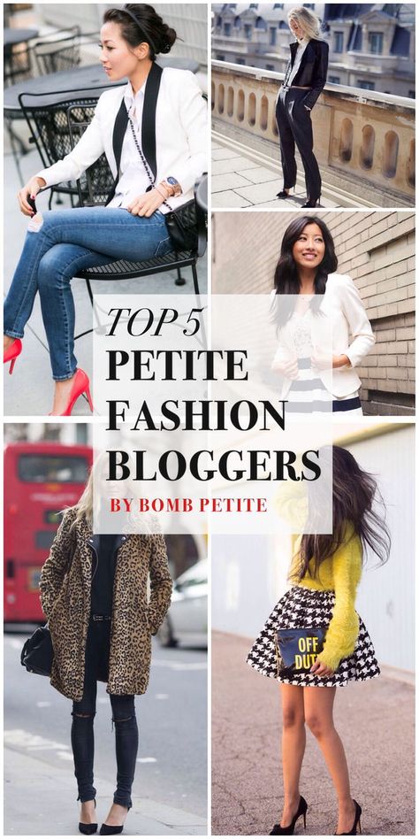 The top 5 petite personal style bloggers we follow and love | Petite dresses, style tips, trends, designers, celebrities and beautiful clothing for petite women.The ultimate petite fashion resource. — BombPetite.com Petite Bloggers, Fashion Me Now, Skandinavian Fashion, Extra Petite, Fashion For Petite Women, Petite Fashion Tips, Stil Inspiration, Outfits 2023, Mode Ootd