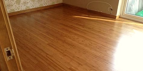 Can I Refinish Bamboo Flooring and How To? Stained Bamboo Floors, Refinishing Bamboo Floors, Engineered Bamboo Flooring, Bamboo Floors, Garage Studio, Shop Vacuum, Refinishing Floors, Mineral Spirits, Engineered Flooring