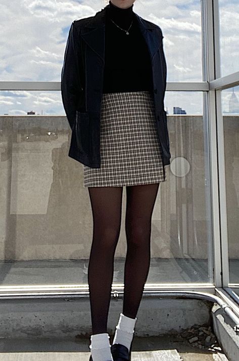 [SponsoredPost] 85 Most Saved Mini Skirt Fits Winter Ideas To Try Out 2023 #miniskirtfitswinter Black Stockings Outfit Casual Summer, Mini Skirt Outfit Dark Academia, Plaid Skirt Office Outfit, Plaid Skirt Business Outfit, Plaid Skirt Business Casual, Skirt With Leggings Outfit Winter, Business Casual Skirt Outfits Winter, Business Casual Mini Skirt, Dark Academia Mini Skirt