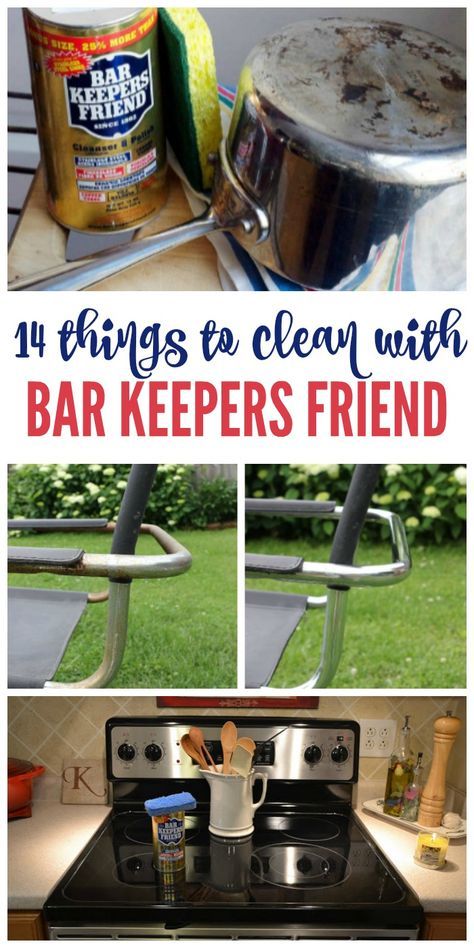 You know those few household products you can’t live without… the ones that pull double or triple duty around the home? Bar Keepers Friend is one of those things. It cleans, it polishes, it brings old stuff back to life. Seriously amazing. Here are 14 Bar Keepers Friend uses and DIY tips that you need to try immediately. Things To Clean, Clean Baking Pans, Hardwood Floor Cleaner, Cleaning Painted Walls, Bar Keepers Friend, House Products, Kitchen Makeovers, Bar Keeper, Glass Cooktop