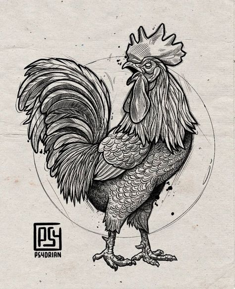 Rooster Tattoo Song Rooster Tattoo Ideas, Tattoo Song, Rooster Silhouette, Chicken Tattoo, Rooster Tattoo, White Sketches, Tattoo Process, Arte Doodle, Logo Game