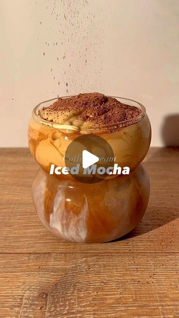 Bruno’s Homecafé on Instagram: "Coffee Cream Iced Mocha 🍫✨ Recipe👇🏽 . Recipe: - prepare your chocolate espresso * add 1 tsp cocoa powder to your espresso - prepare your coffee cream * 3 tsp mascarpone * 40 ml of choice * 1 tsp of instant coffee * optionally 1 tsp of sugar * froth it for 1-2 min - add ice to your final cup - add 100 ml milk of choice - pour over your chocolate espresso - top it with coffee cream - optionally sprinkle some cocoa powder on top . That’s it. Enjoy! 😁" Iced Mocha Recipe, Mocha Coffee Recipe, Iced Mocha Coffee, Cocoa Powder Recipes, Mocha Recipe, Iced Mocha, Mocha Coffee, Instagram Coffee, Chocolate Espresso