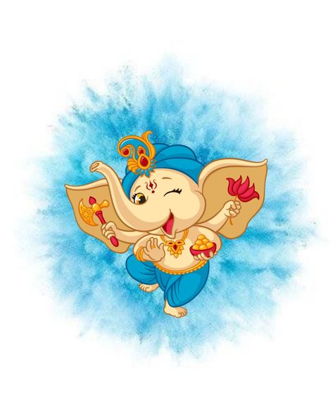 Lord Ganesha Whatsapp Dp, Ganesh Cartoon, Little Ganesh, Ganesha Art Illustration, Ganesha Artwork, Photos Of Ganesha, Ganesha Drawing, Ganesh Art Paintings, Happy Ganesh Chaturthi Images