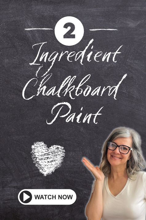 Create your own chalkboard paint at home with just two simple ingredients! This easy DIY tutorial shows you how to make a budget-friendly, customizable chalkboard surface for any project. Whether it’s for home decor or organization, this simple recipe has you covered. Watch now and start your next DIY adventure! Diy Painting Techniques, Paint Recipe, Making A Budget, Chalkboard Paint, 2 Ingredients, Simple Recipe, Projects Diy, Home Decor Diy, Gifts Diy