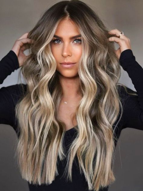 Bronde Hair, Ombre Hair Blonde, Brunette Hair With Highlights, Money Piece, Spring Hair Color, Dirty Blonde Hair, Brown Hair Balayage, Blonde Hair Inspiration, Brown Blonde Hair