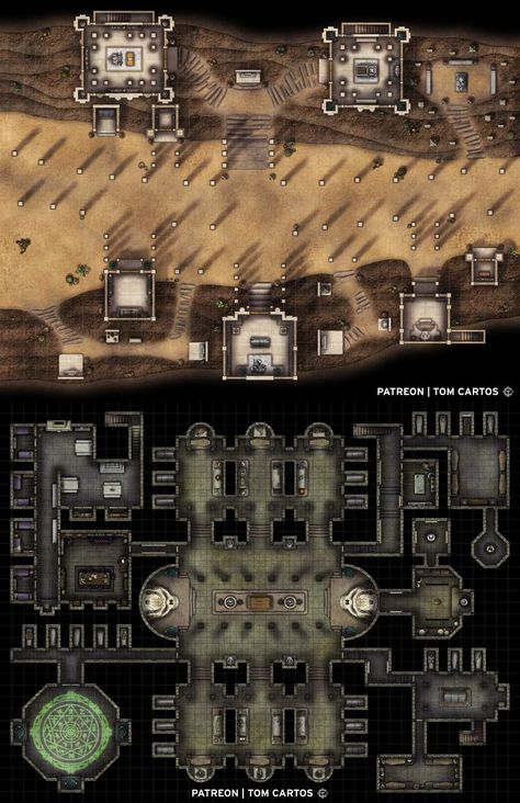 Click the link to download & find out more. #tomcartos #battlemap #map #ttrpg #dnd #rpg #pathfinder #dungeons #dragons #5e #d&d #free #fantasy #desert #city #valley #tomb #crypt #mausoleum #cultist #lair #base #hidden #secert #lich #necromancer Cultist Battlemap, Necropolis Battlemap, Desert City Battlemap, Lich Lair Map, Necromancer Lair, Fantasy Desert City, Fantasy Desert, Pathfinder Maps, Desert City