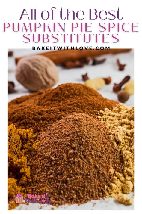 How To Make Pumpkin Pie Spice, Diy Pumpkin Pie, The Best Pumpkin Pie, Baking Substitutions, Best Pumpkin Pie Recipe, Pumpkin Pie Spice Recipe, Pie Spice Recipe, Diy Pumpkin Spice, Pumpkin Spice Recipe