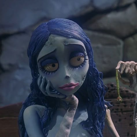 Dollete Coquette, Emily Corpse Bride, Corpse Bride, Blue Hair, Songs, Makeup, Hair, Blue, Make Up