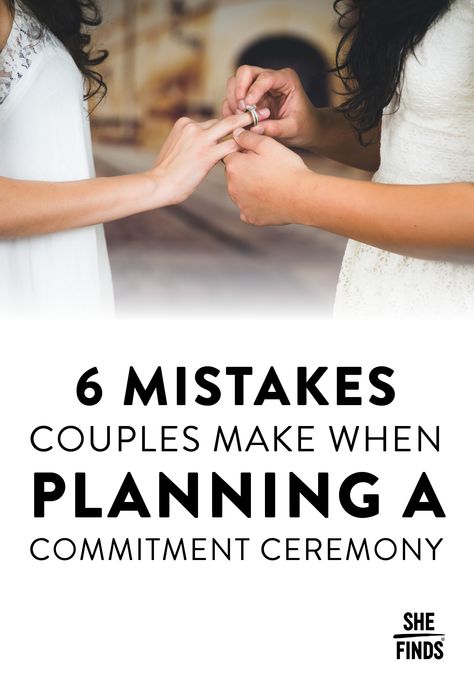 6 Mistakes Couples Make When Planning A Commitment Ceremony Commitment Ceremony Ideas, Blended Family Sand Ceremony, Vow Examples, Marriage Celebrant, Ceremony Dresses, Commitment Ceremony, Ceremony Ideas, Wedding Planning Checklist, Marriage Ceremony