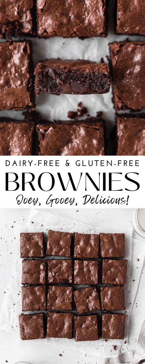 Diary Free Dessert, Dairy Free Deserts, Gluten Free Brownies Recipe, Gluten Free Dairy Free Dessert, Sugar Free Brownies, Dairy Free Brownies, Gluten Free Brownies, Gluten Free Dairy Free Recipes, Brownies Recipe