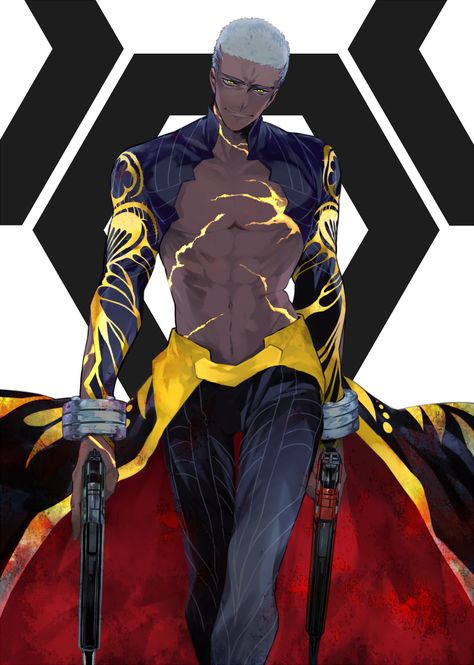 Pinterest Emiya Alter, Archer Emiya, Shirou Emiya, Fate Servants, Fate Stay Night Anime, Altered Images, Fate Anime Series, Black Anime Characters, Fate Zero