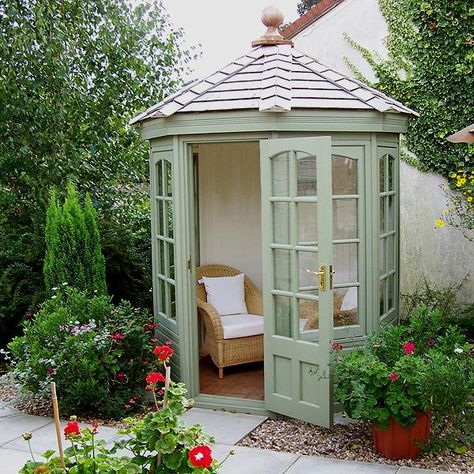 Malvern Hopton Summer House | GBC Group Wooden Garden Buildings, Wooden Roof, Summer House Garden, Wooden Pergola, Garden Gazebo, Patio Roof, Roof Tiles, French Cottage, Garden Buildings