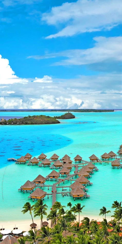 Matira Beach Bora Bora, Bora Bora Aesthetic, Exotic Places To Travel, Bora Bora Pictures, Bora Bora Beach, Bora Bora Island, Bora Bora French Polynesia, Royal Caribbean Cruises, Tropical Travel