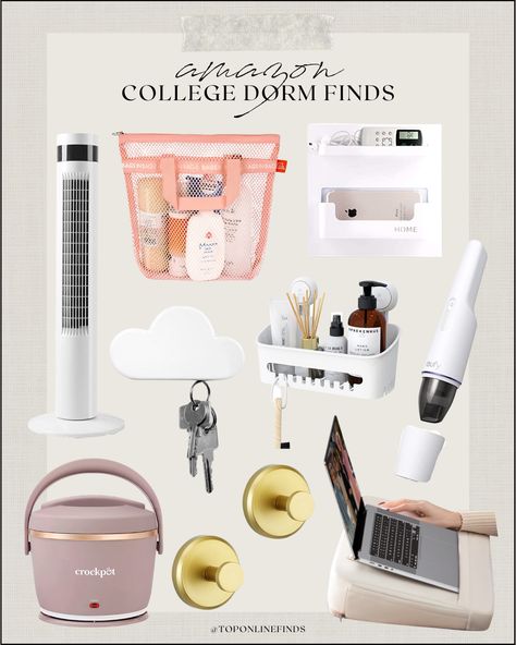 Dorm Amazon Finds, Amazon Dorm Must Haves, Amazon Must Haves College, College Must Haves, Dorm Food, College Essentials, Amazon Decor, Must Have Gadgets, Amazon Storefront