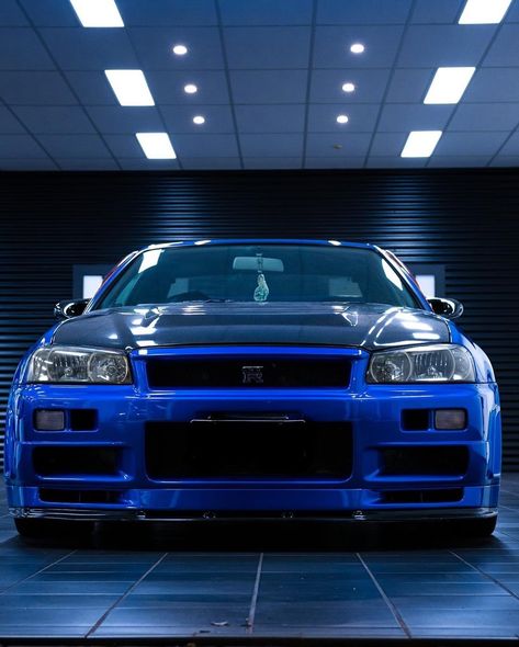 Bayside blue R34 Nissan Skyline GTR. Click the link to my youtube channel for more Nissan Skyline content Blue Jdm Aesthetic, Blue Cars Aesthetic, Blue Skyline R34, Skyline Gtr R34 Blue, Blue Car Aesthetic, Best Racing Cars, Blue Skyline, Nissan Gtr Wallpapers, Corolla Toyota