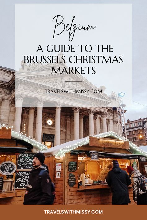 Experience the enchantment of Brussels Christmas Markets! Wander through the festive Grand Place adorned with dazzling decorations, enjoy a ride on the Ferris wheel, savor delicious Belgian food, and witness the mesmerizing lightshow. Embrace the magic of the holiday season in Brussels. brussels christmas market | christmas market in brussels | christmas market outfit | christmas markets in brussels | Markets Outfit, Brussels Christmas, Winter Trip Packing List, European Christmas Markets, Europe Christmas, Christmas Markets Germany, Vienna Christmas, Germany Christmas, European Christmas