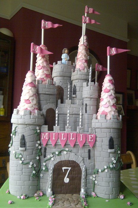 Princess Castle Cake Birthday Cakes Girls Kids, Castle Cakes, Castle Birthday Cakes, Princess Castle Cake, Princess Birthday Cake, Castle Cake, Disney Cakes, Princess Castle, Princess Cake