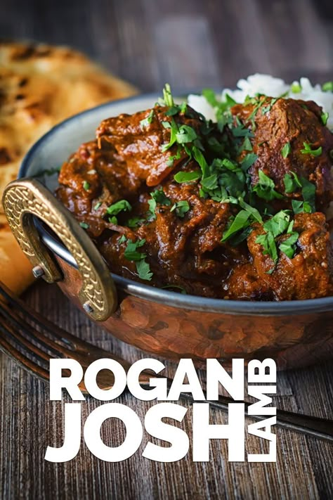 Kashmiri Recipes, Delight Recipes, Lamb Curry Recipes, Lamb Rogan Josh, Meaty Meals, Mutton Recipe, Rogan Josh, Mutton Recipes, Lamb Curry