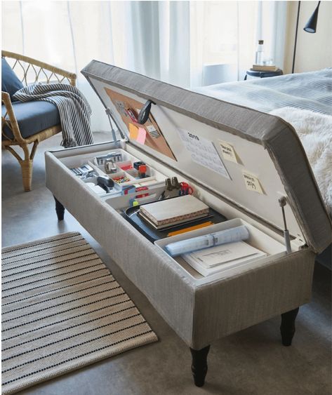 Stocksund Bench, Design Ložnic, Home Office Storage, Room Inspiration Bedroom, Room Ideas Bedroom, Home Room Design, Homecoming Hairstyles, Design Case, Furniture For Small Spaces