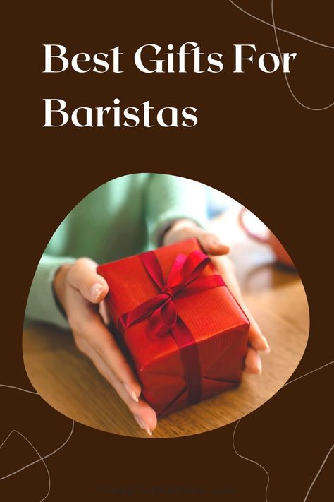 Baristas live, breathe, and of course, drink coffee. But how can you pick the best gifts for baristas who know so much about this drink? This list features awesome presents for the special barista in your life, whether they are your partner, close friend, or your favorite staff member at your go-to coffee shop. Any of these coffee gifts is sure to bring a smile to their face! #coffee #giftideas Portable Espresso Maker, Diy Coffee Station, Coffee Pins, Barista Gift, Diy Coffee Bar, Farmhouse Coffee Bar, Coffee Scale, Coffee Roastery, Amazon Coffee