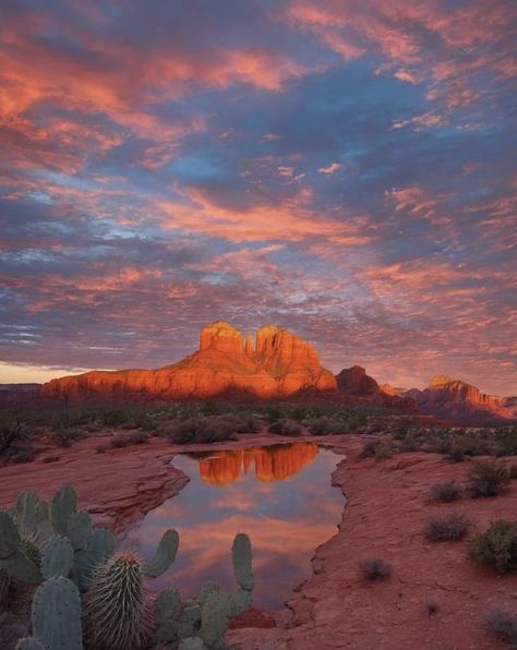 Sedona, Arizona sunset.  Photographer credit unknown. Sedona Arizona, Living Room, Sedona Arizona Aesthetic, Arizona Aesthetic, Arizona Sunset, Tucson Arizona, Sedona, Arizona, Photographer