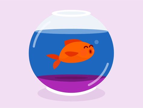 Goldfish Animation, Goldfish Gif, Animation Motivation, Loop Illustration, Aquarium Logo, Animated Fish, Swimming Gif, Fish Animation, Chinese Culture Art