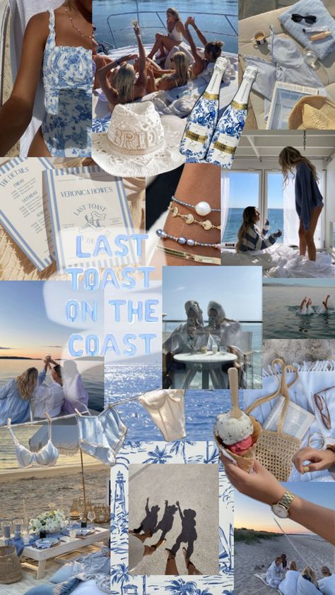 Cruise Bachelorette Party, Bachelorette Inspo, Toast On The Coast, Bachelorette Theme, Bachelorette Party Weekend, Bachelorette Party Beach, Bachelorette Party Planning, Bachelorette Themes, Bridal Bachelorette Party