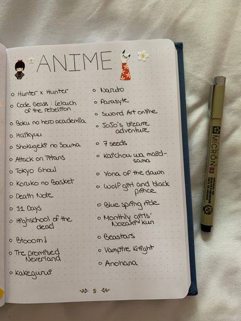 Anime Lists To Watch, Anime Series List To Watch, Anime List Aesthetic, Anime Watchlist Journal, List Of Anime To Watch, Anime Challenge List, Anime Show List, Watchlist Journal Ideas, Anime List Journal