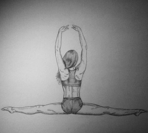 Drawing Exercises, Pencil Drawing, Gymnastics, Pencil, Yoga, Drawings, Art