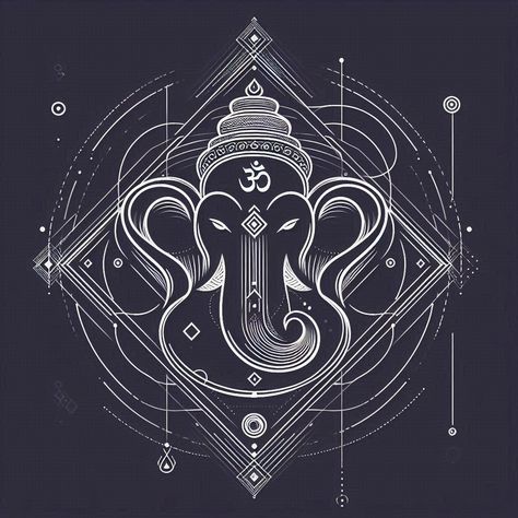 Ganesha Line Art, Gods Tattoo, Arte Ganesha, Detailed Sketches, Ganesha Sketch, Spiritual Space, God Tattoos, Yoga Style, Style Tattoo