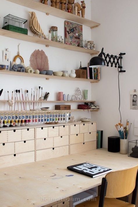 Home Art Studios, Art Studio Space, Art Studio Organization, Art Studio Room, Art Studio Design, Art Studio At Home, Bags Handmade, Studio Room, Craft Room Office