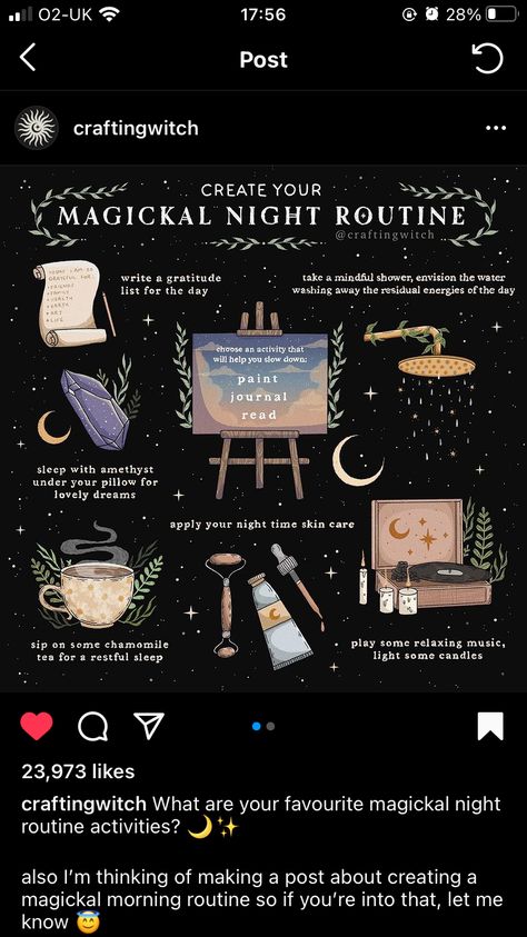 Witchy Night Routine, Witch Morning Routine, Witchy Morning Routine, Witch Routine, Celestial Mermaid, Grimoire Ideas, Night Beauty Routine, Moon Rituals, Magic Spell Book