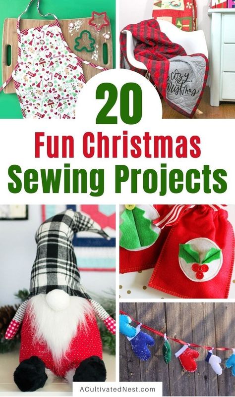 Diy Christmas Canvas, Christmas Diy Sewing, Christmas Crafts Sewing, Fabric Christmas Decorations, Christmas Sewing Patterns, 4h Ideas, Christmas Decorations Sewing, Baking Breads, Sewing Christmas Gifts